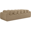 Meridian Furniture Rumble Tan Vegan Leather Bench