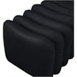 Meridian Furniture Atticus Black Vegan Leather Bench