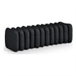 Meridian Furniture Atticus Black Vegan Leather Bench