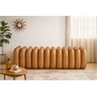 Meridian Furniture Atticus Cognac Vegan Leather Bench