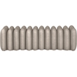 Meridian Furniture Atticus Taupe Vegan Leather Bench