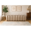 Meridian Furniture Atticus Taupe Vegan Leather Bench