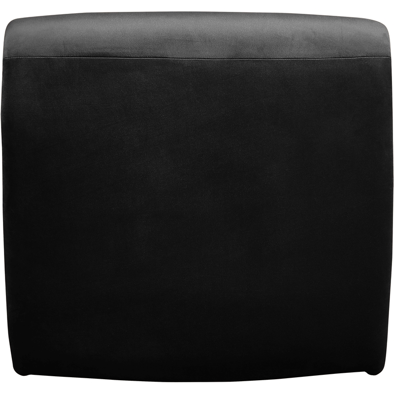 Meridian Furniture Nouveau Black Velvet Accent Chair
