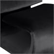 Meridian Furniture Nouveau Black Velvet Accent Chair