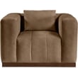 Meridian Furniture Mallina Brown Vegan Leather Chair