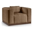 Meridian Furniture Mallina Brown Vegan Leather Chair