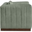 Meridian Furniture Mallina Green Vegan Leather Chair