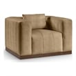 Meridian Furniture Mallina Tan Vegan Leather Chair