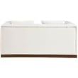 Meridian Furniture Mallina Cream Vegan Leather Loveseat