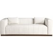 Meridian Furniture Mallina Cream Vegan Leather Sofa