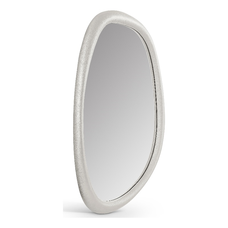 Meridian Furniture Holland White Polyresin Mirror