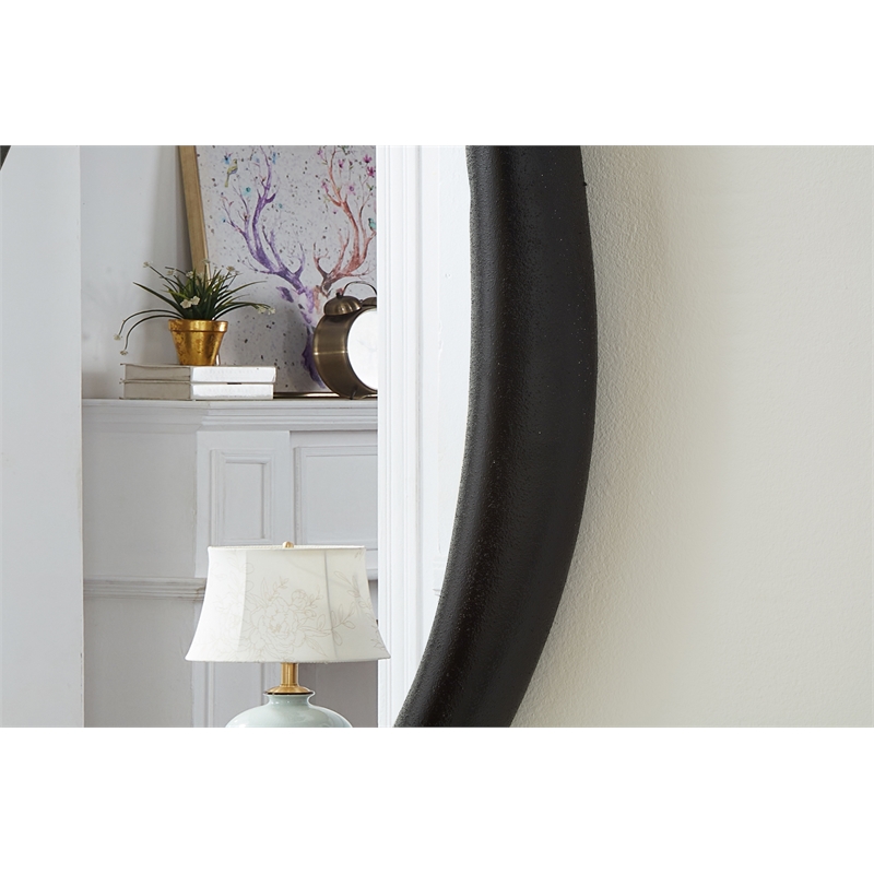 Meridian Furniture Holland Black Polyresin Mirror