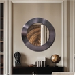 Meridian Furniture Sphere Black Iron Framed Mirror