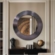 Meridian Furniture Sphere Black Iron Framed Mirror
