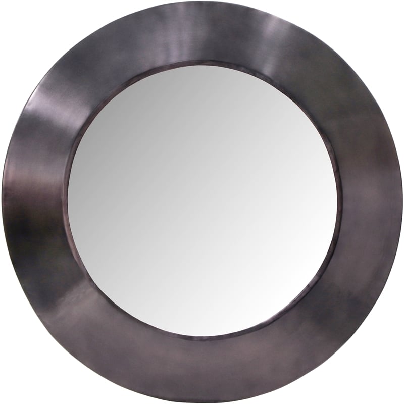 Meridian Furniture Sphere Black Iron Framed Mirror