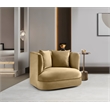 Meridian Furniture Alder Camel Velvet Accent Chair