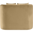 Meridian Furniture Alder Camel Velvet Accent Chair