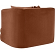 Meridian Furniture Alder Cognac Velvet Accent Chair