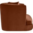 Meridian Furniture Alder Cognac Velvet Accent Chair