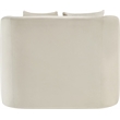 Meridian Furniture Alder Cream Velvet Accent Chair