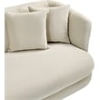 Meridian Furniture Alder Cream Velvet Accent Chair