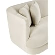Meridian Furniture Alder Cream Velvet Accent Chair