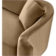 Meridian Furniture Destin Beige Velvet Accent Chair