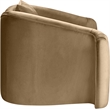 Meridian Furniture Destin Beige Velvet Accent Chair
