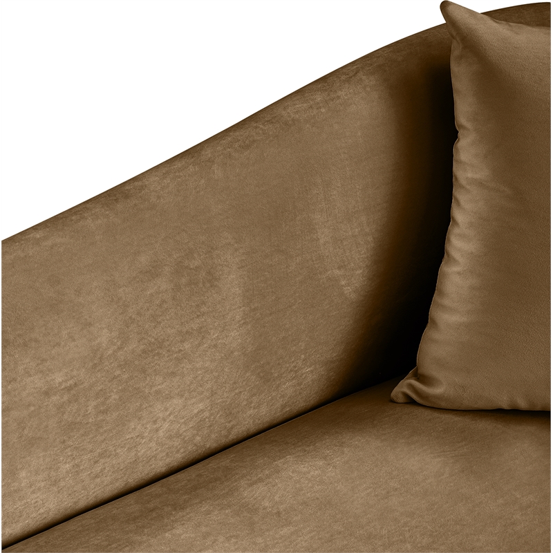 Meridian Furniture Destin Beige Velvet Accent Chair
