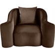 Meridian Furniture Destin Brown Velvet Accent Chair
