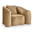 Meridian Furniture Destin Camel Velvet Accent Chair