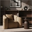 Meridian Furniture Destin Camel Velvet Accent Chair