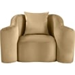 Meridian Furniture Destin Camel Velvet Accent Chair