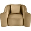 Meridian Furniture Destin Camel Velvet Accent Chair