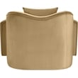 Meridian Furniture Destin Camel Velvet Accent Chair