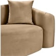 Meridian Furniture Destin Camel Velvet Accent Chair