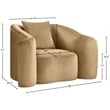 Meridian Furniture Destin Camel Velvet Accent Chair