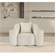 Meridian Furniture Destin Cream Velvet Accent Chair
