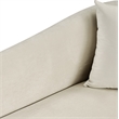 Meridian Furniture Destin Cream Velvet Accent Chair