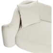 Meridian Furniture Destin Cream Velvet Accent Chair