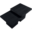 Meridian Furniture Spencer 2-Piece Black Oak Veneer Coffee Table