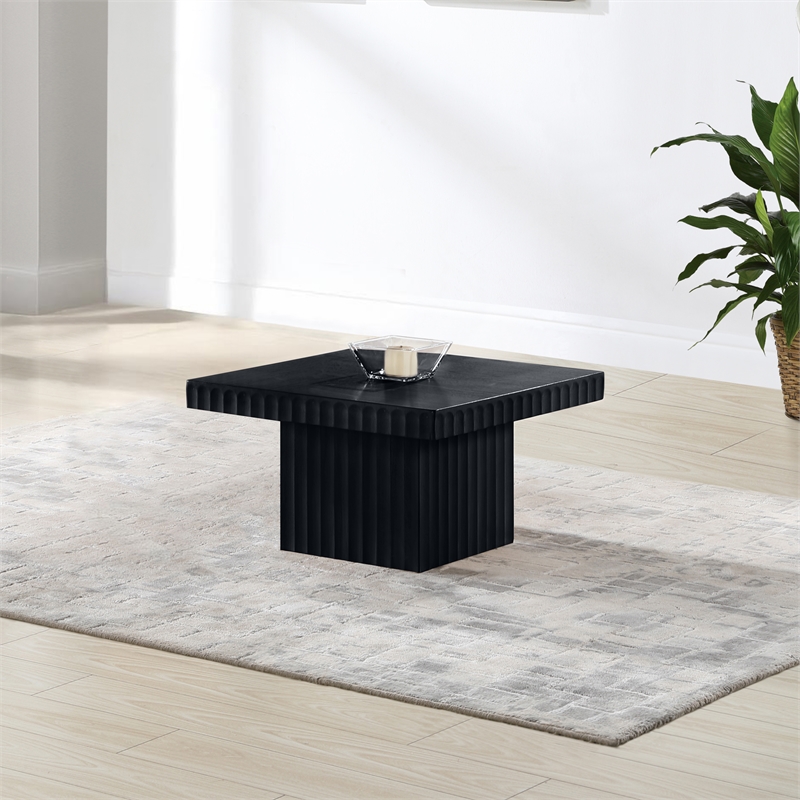 Meridian Furniture Spencer Black Oak Veneer Coffee Table