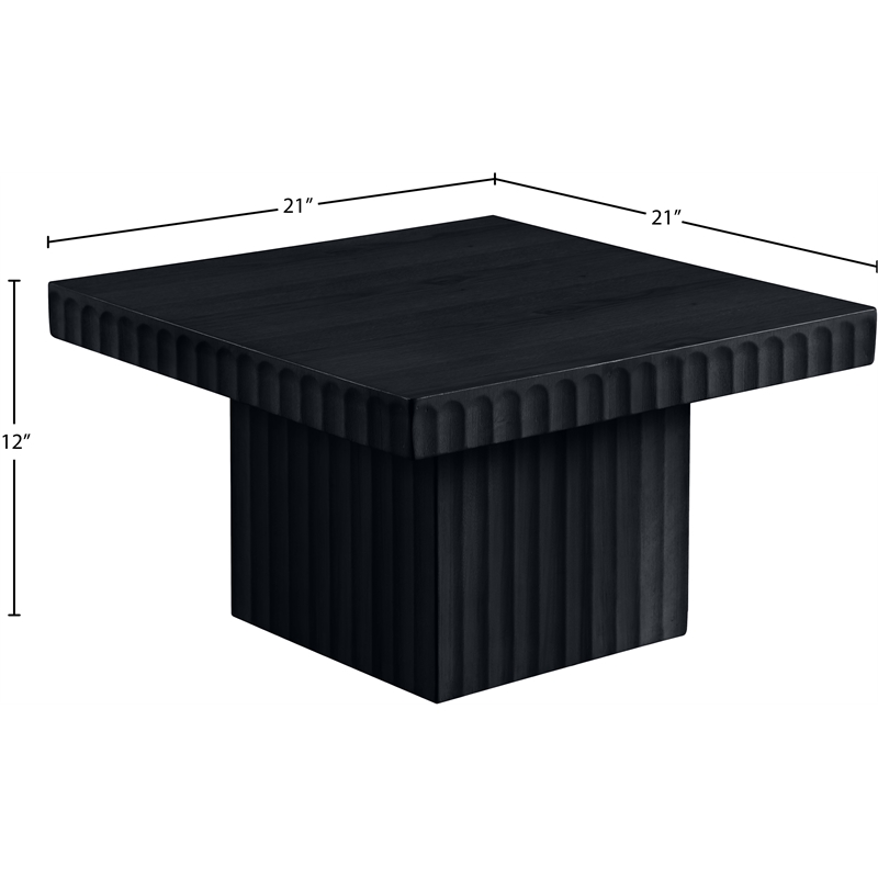 Meridian Furniture Spencer Black Oak Veneer Coffee Table