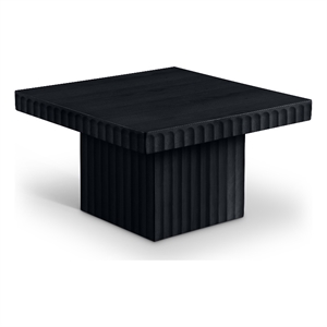 meridian furniture spencer black oak veneer coffee table