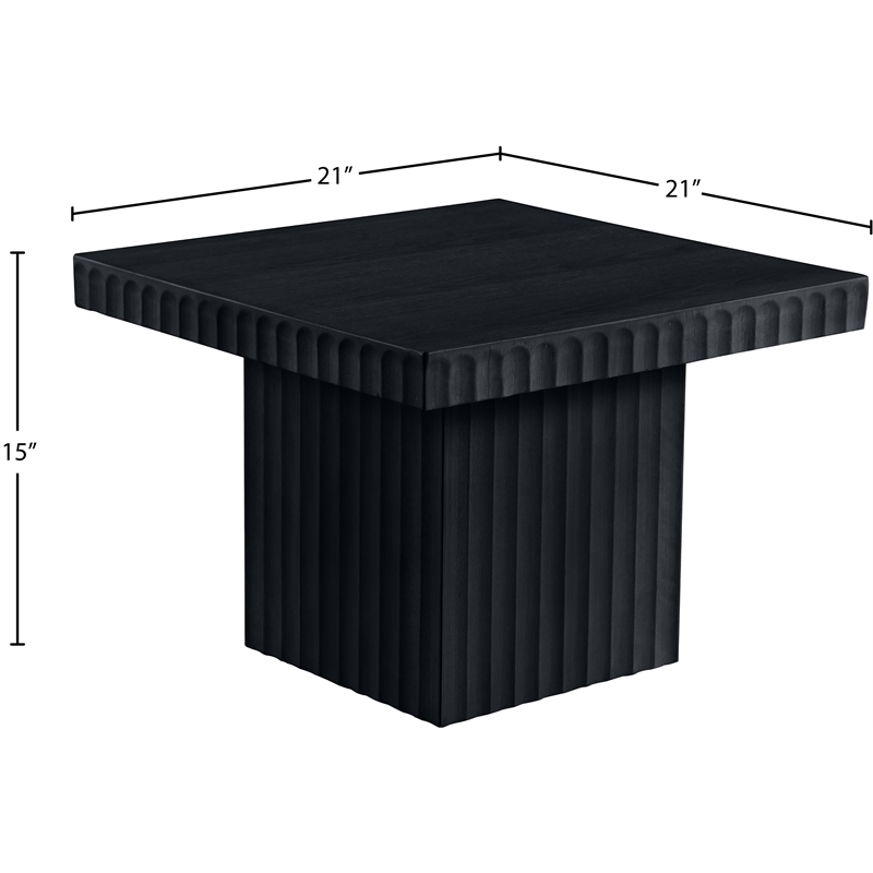 Meridian Furniture Spencer Black Oak Veneer Coffee Table