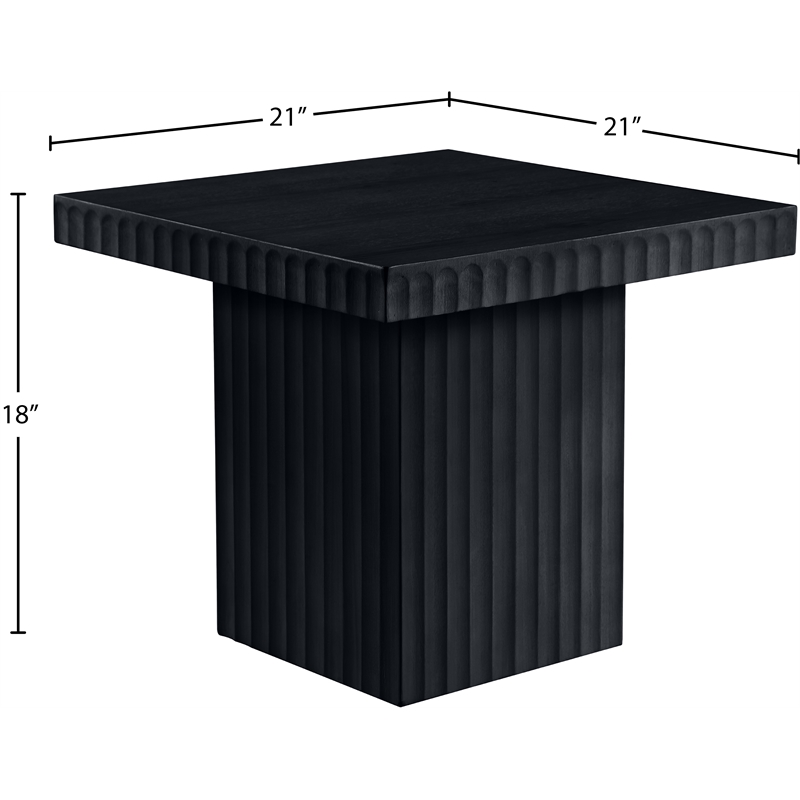 Meridian Furniture Spencer Black Oak Veneer Coffee Table