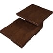 Meridian Furniture Spencer 2-Piece Brown Oak Veneer Coffee Table