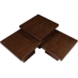 Meridian Furniture Spencer 3-Piece Brown Oak Veneer Coffee Table