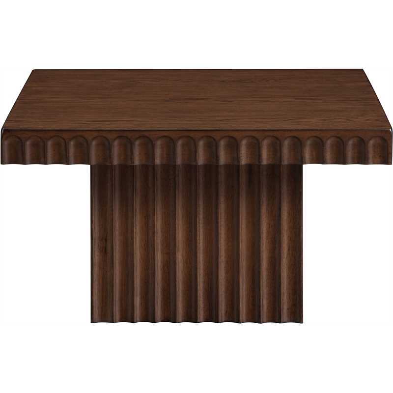 Meridian Furniture Spencer Brown Oak Veneer Coffee Table