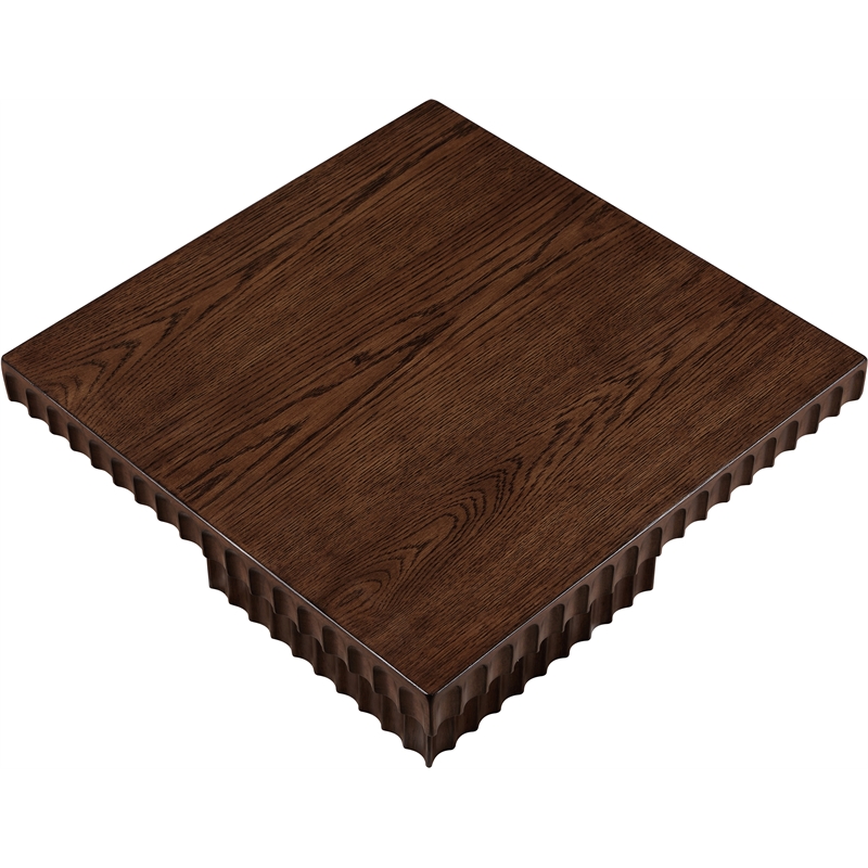 Meridian Furniture Spencer Brown Oak Veneer Coffee Table